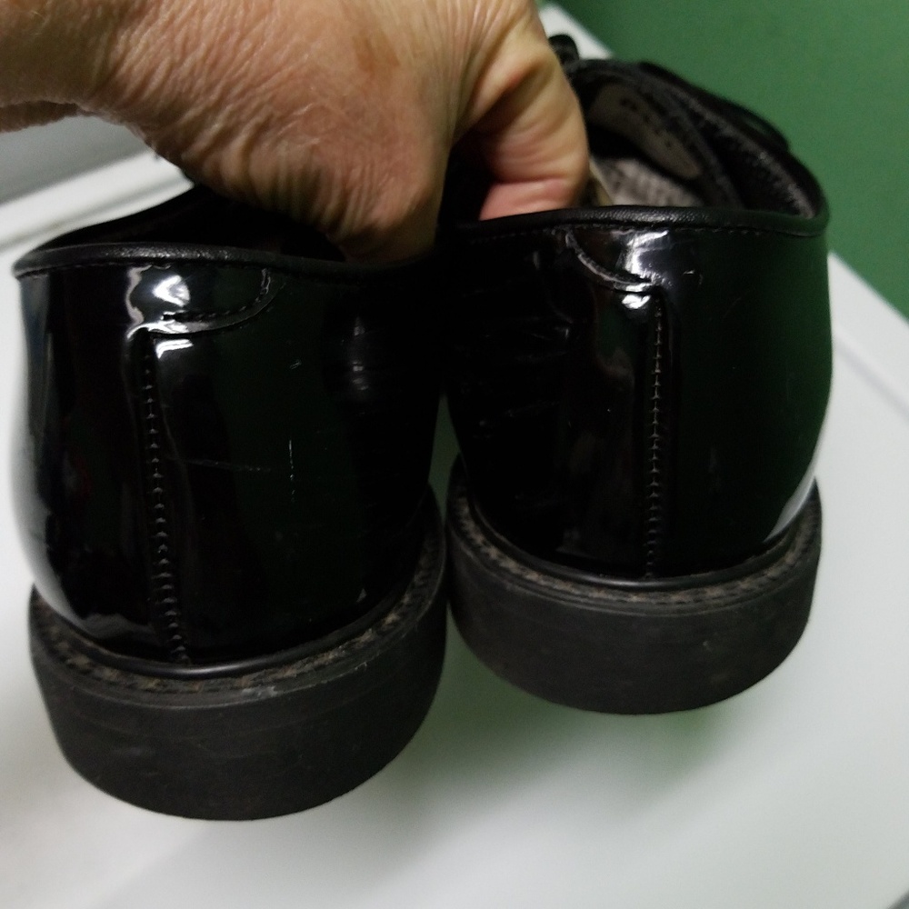 Bates High Gloss Uniform Military Dress Shoes - Picture 2 of 7
